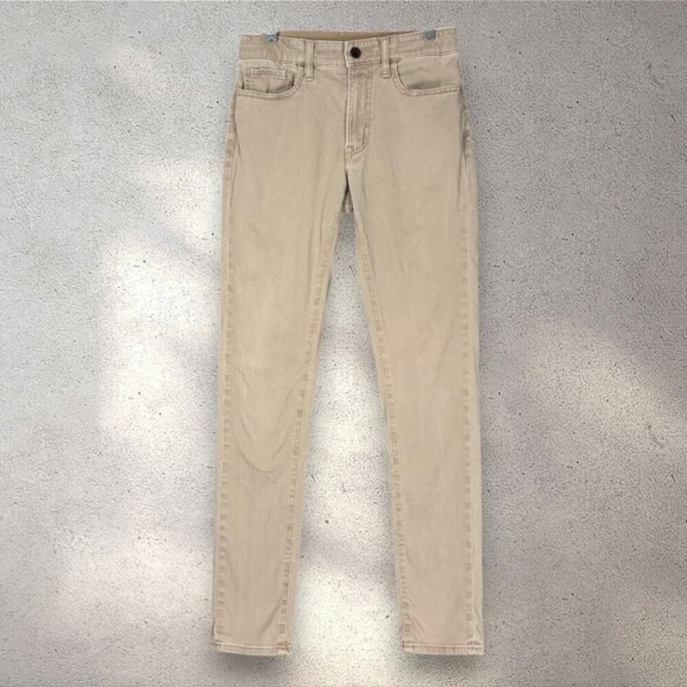 Uniqlo Skinny Fit Color Jeans Women’s XS W26 Beige Soft Stretch Academia Preppy
